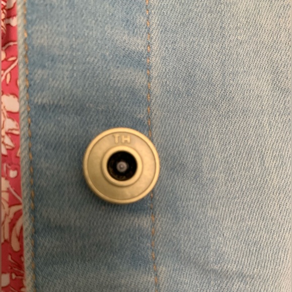 Tommy Hilfiger Women’s Blue Jean Denim Vest size S/P - Picture 5 of 7